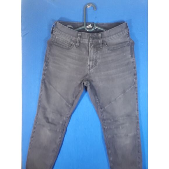 Hollister Women's Black Denim Jeans Size 28 Super Skinny Exteme Strech - Picture 14 of 16